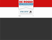 Tablet Screenshot of derossoelettrodomestici.com